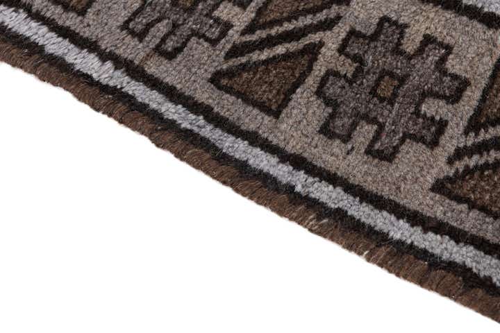 4' 3 x 6' 2 Hand Knotted Balouch Persian Wool Rug