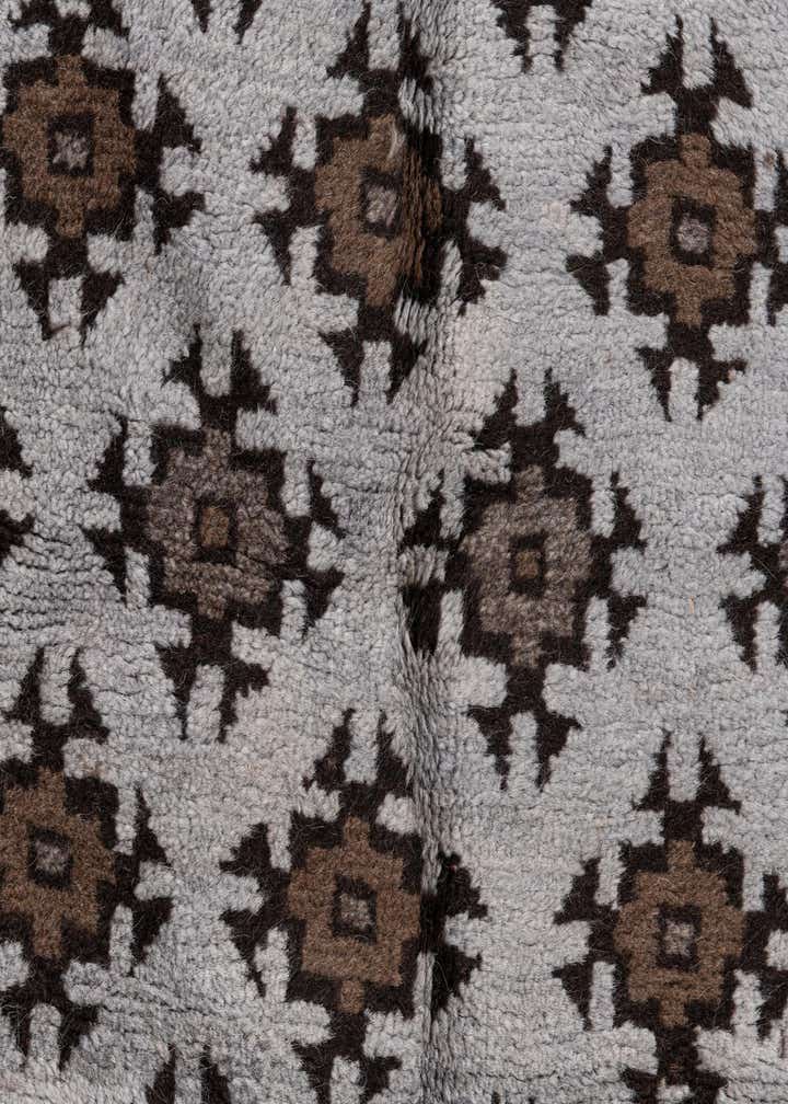 4' 3 x 6' 2 Hand Knotted Balouch Persian Wool Rug