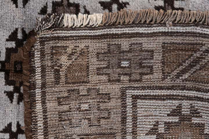 4' 3 x 6' 2 Hand Knotted Balouch Persian Wool Rug