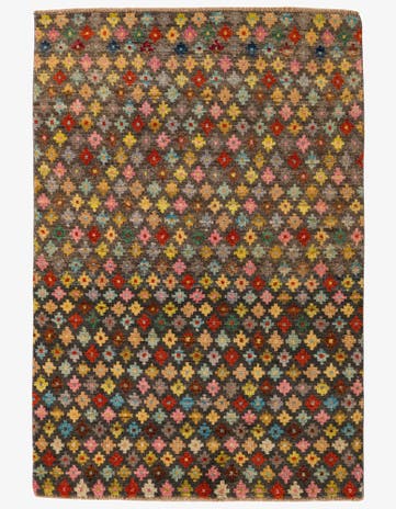 4' x 6' Hand Knotted Balouch Wool Rug