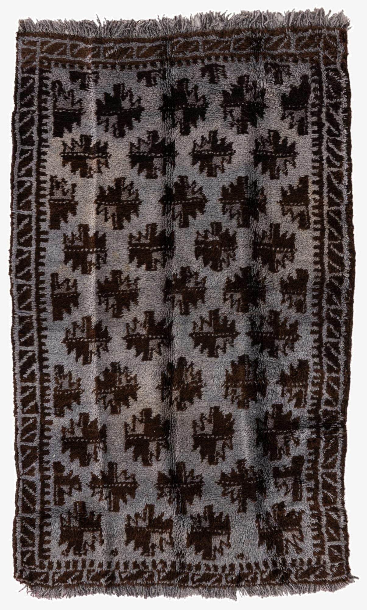 2' 8 x 4' 5  Hand Knotted Balouch Wool Rug