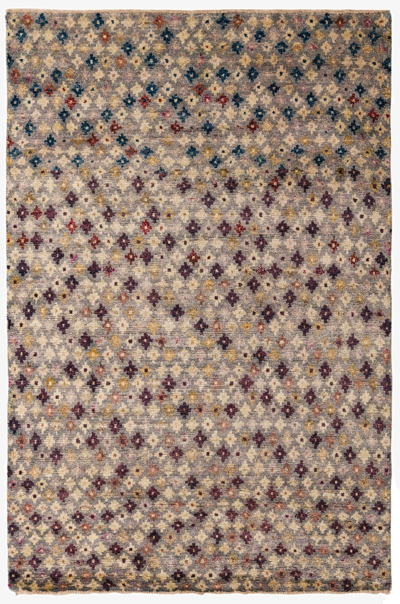 5' 7 x 8' 3  Hand Knotted Balouch Wool Rug
