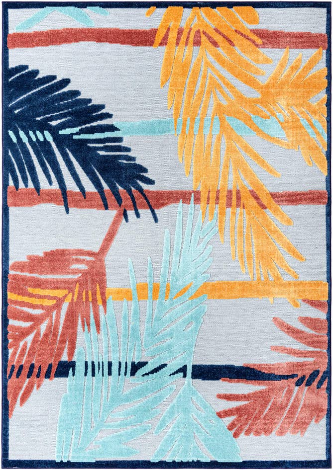 Detail image of 7' x 10' Easy-Clean Belize Indoor / Outdoor Rug