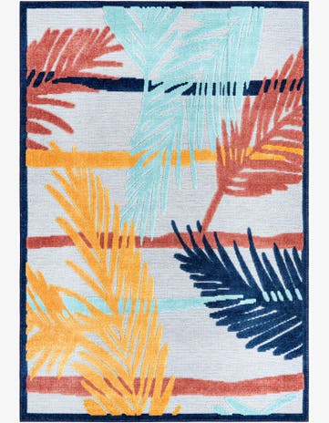 Gray Easy-Clean Belize Indoor / Outdoor Rug