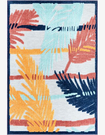 Gray Easy-Clean Belize Indoor / Outdoor Rug