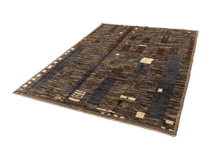 Detail image of 8' 2 x 10' 5 Hand Knotted Beni Marok Rug