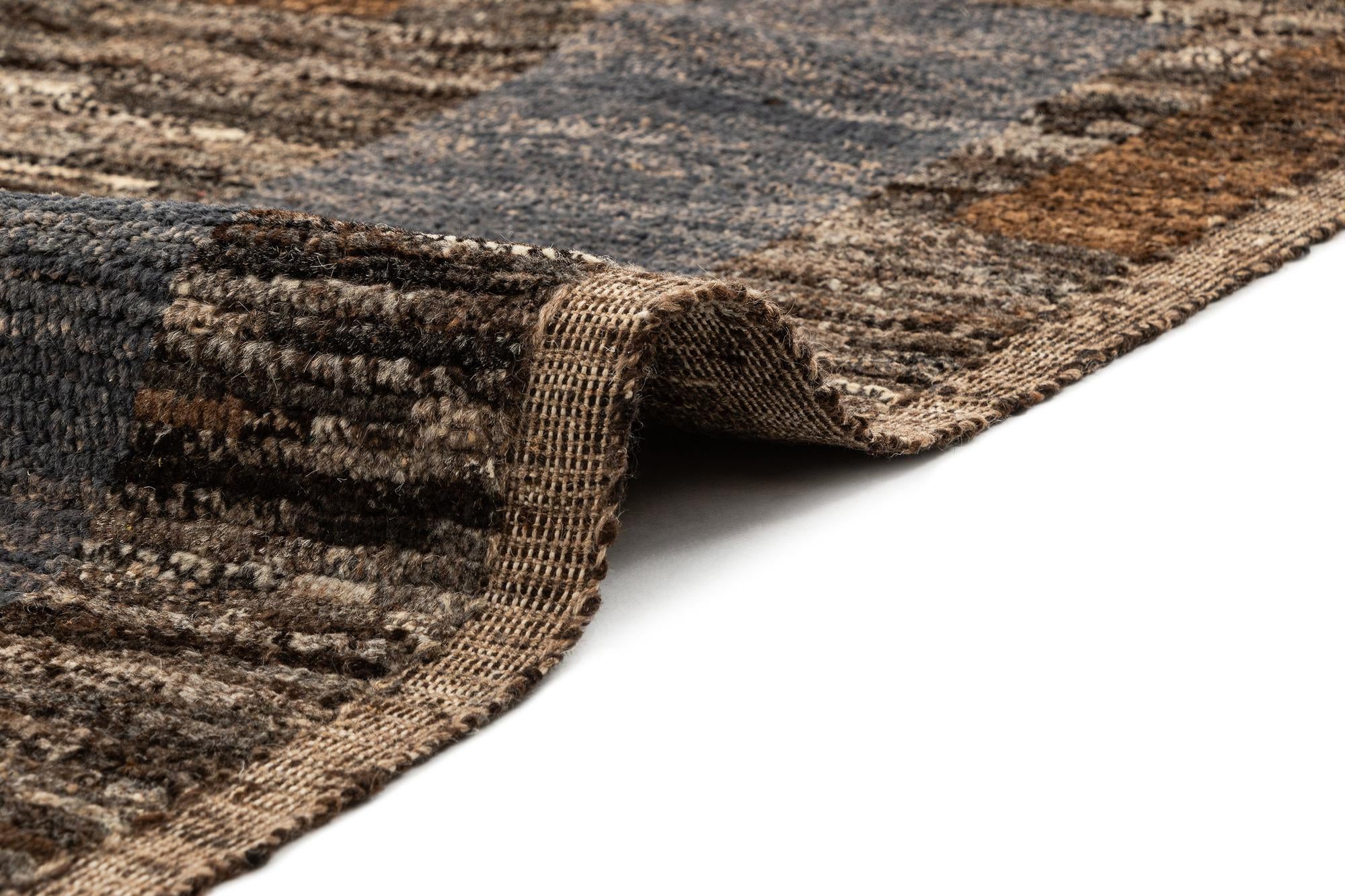 8' 2 x 10' 5 Hand Knotted Beni Marok Rug