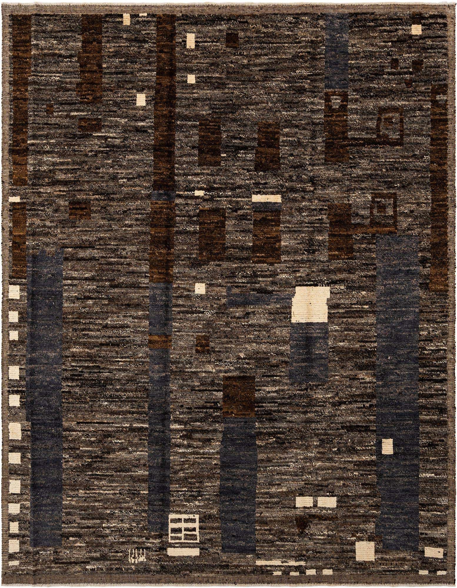 8' 2 x 10' 5 Hand Knotted Beni Marok Rug