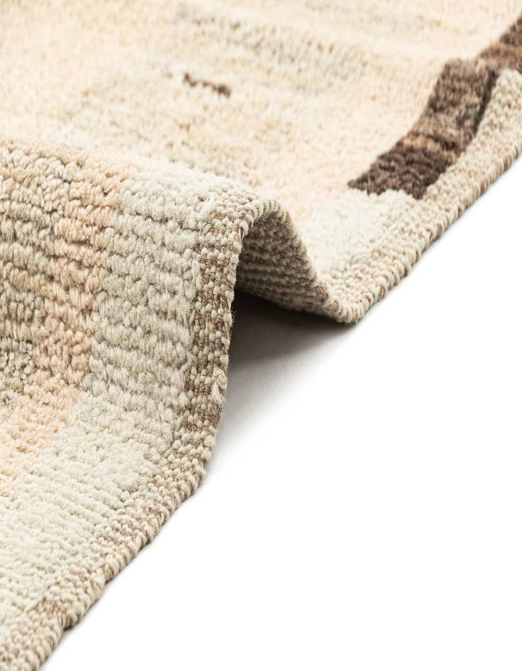 Detail image of 3' 2 x 11' 11 Hand Knotted Beni Marok Rug