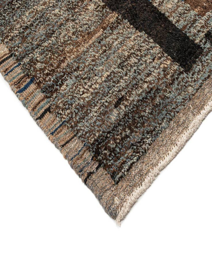 Detail image of 10' 4 x 14' 5  Hand Knotted Beni Marok Rug