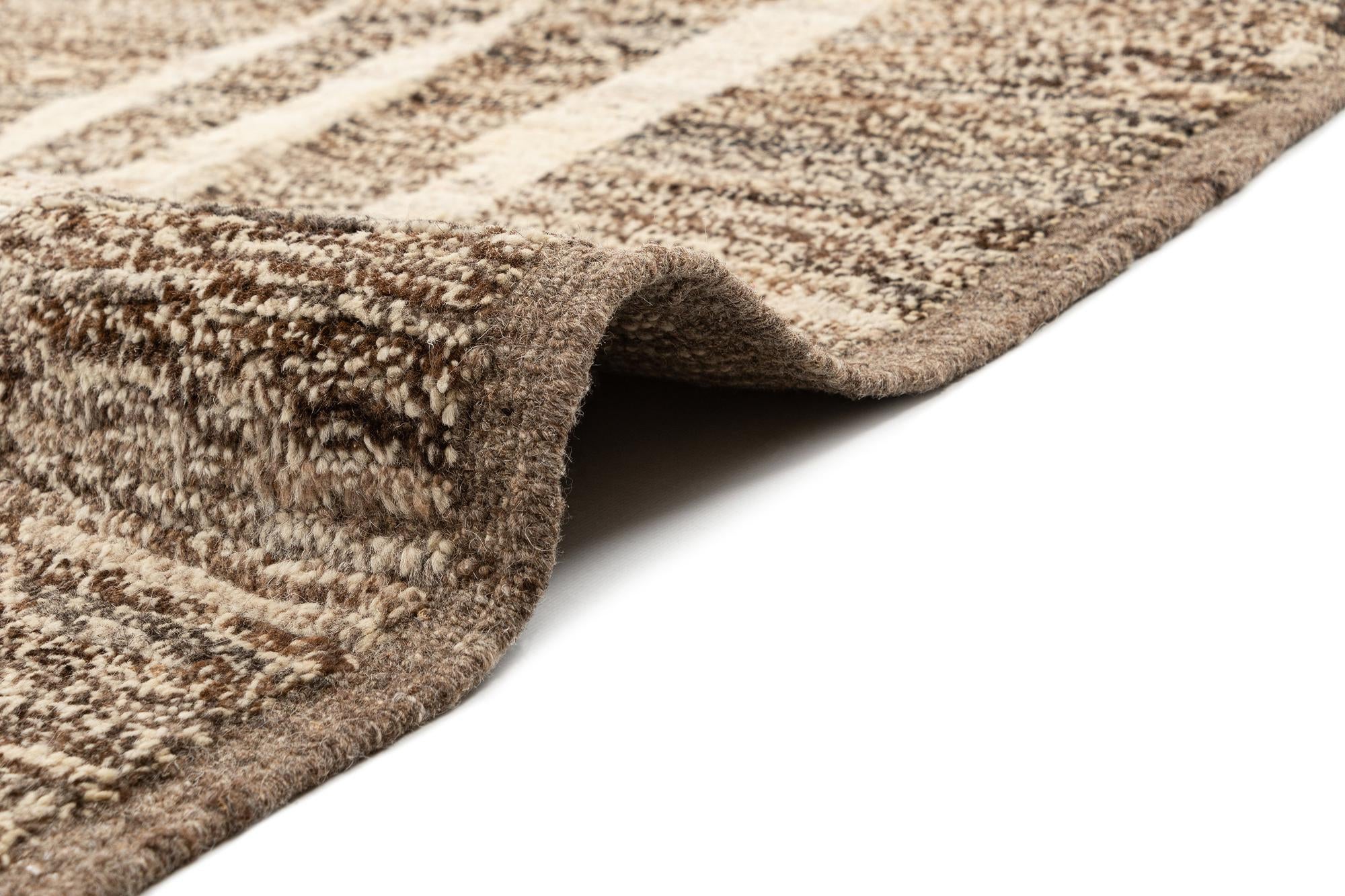 12' 5 x 15' 1 Hand Knotted Beni Marok Rug
