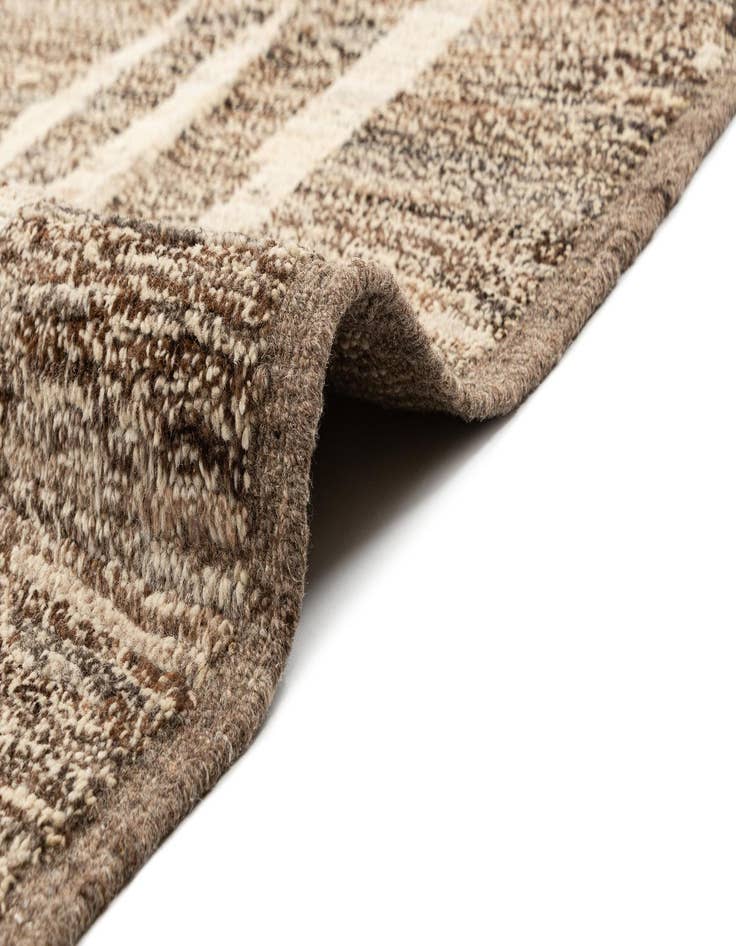 Detail image of 12' 5 x 15' 1  Hand Knotted Beni Marok Rug