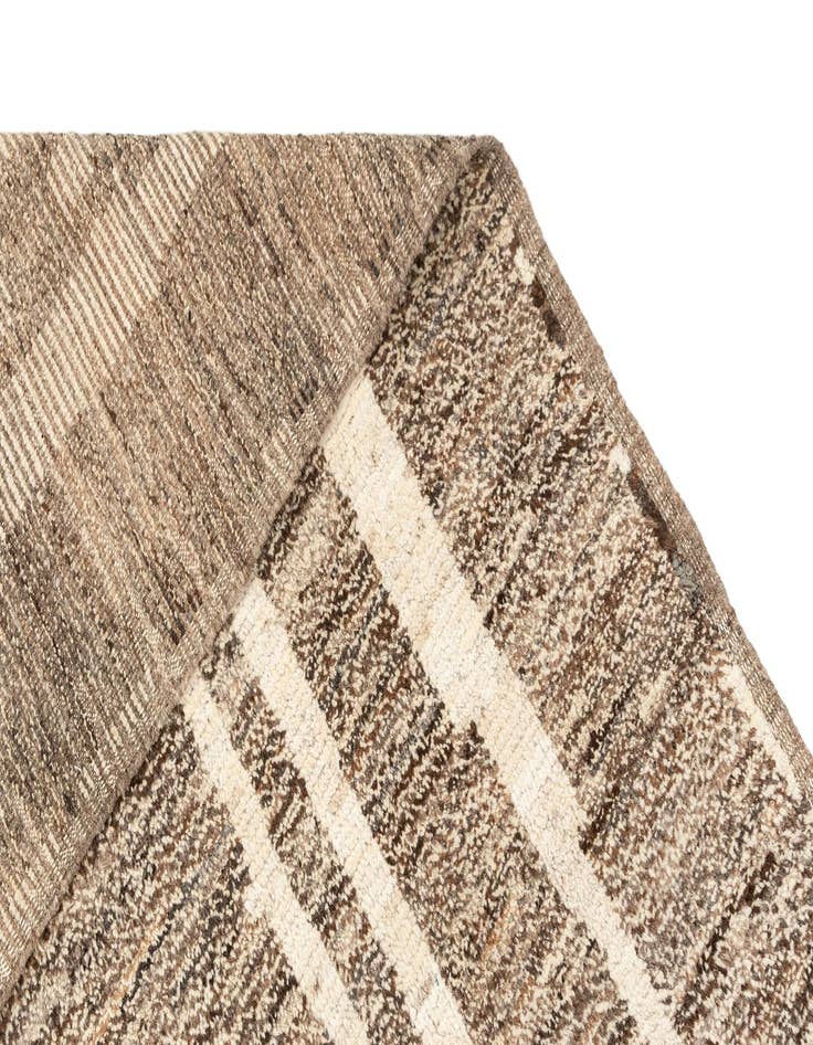 Detail image of 12' 5 x 15' 1  Hand Knotted Beni Marok Rug