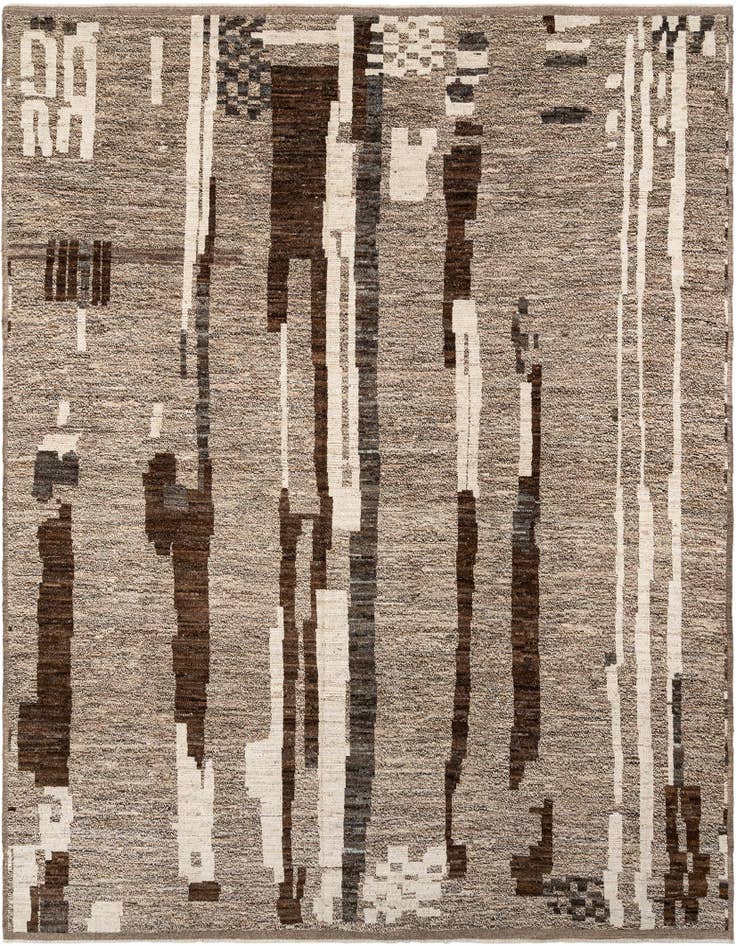 Detail image of 12' 5 x 15' 1 Hand Knotted Beni Marok Rug