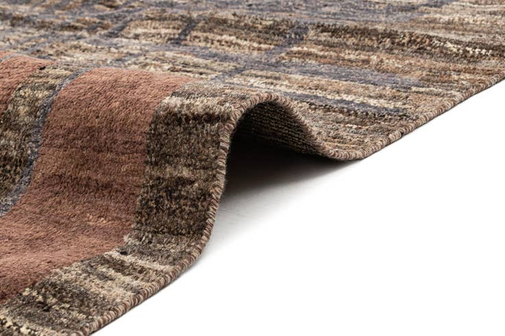 Detail image of 9' 1 x 11' 11 Hand Knotted Beni Marok Rug