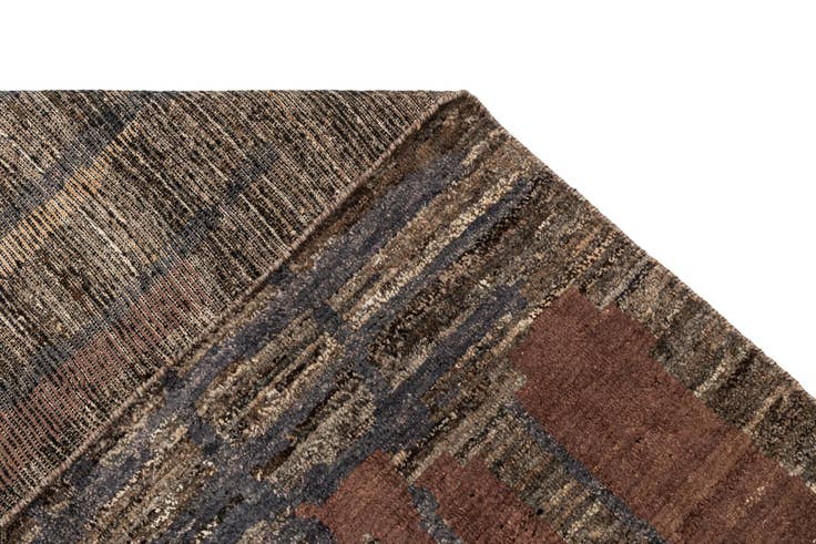 Detail image of 9' 1 x 11' 11 Hand Knotted Beni Marok Rug