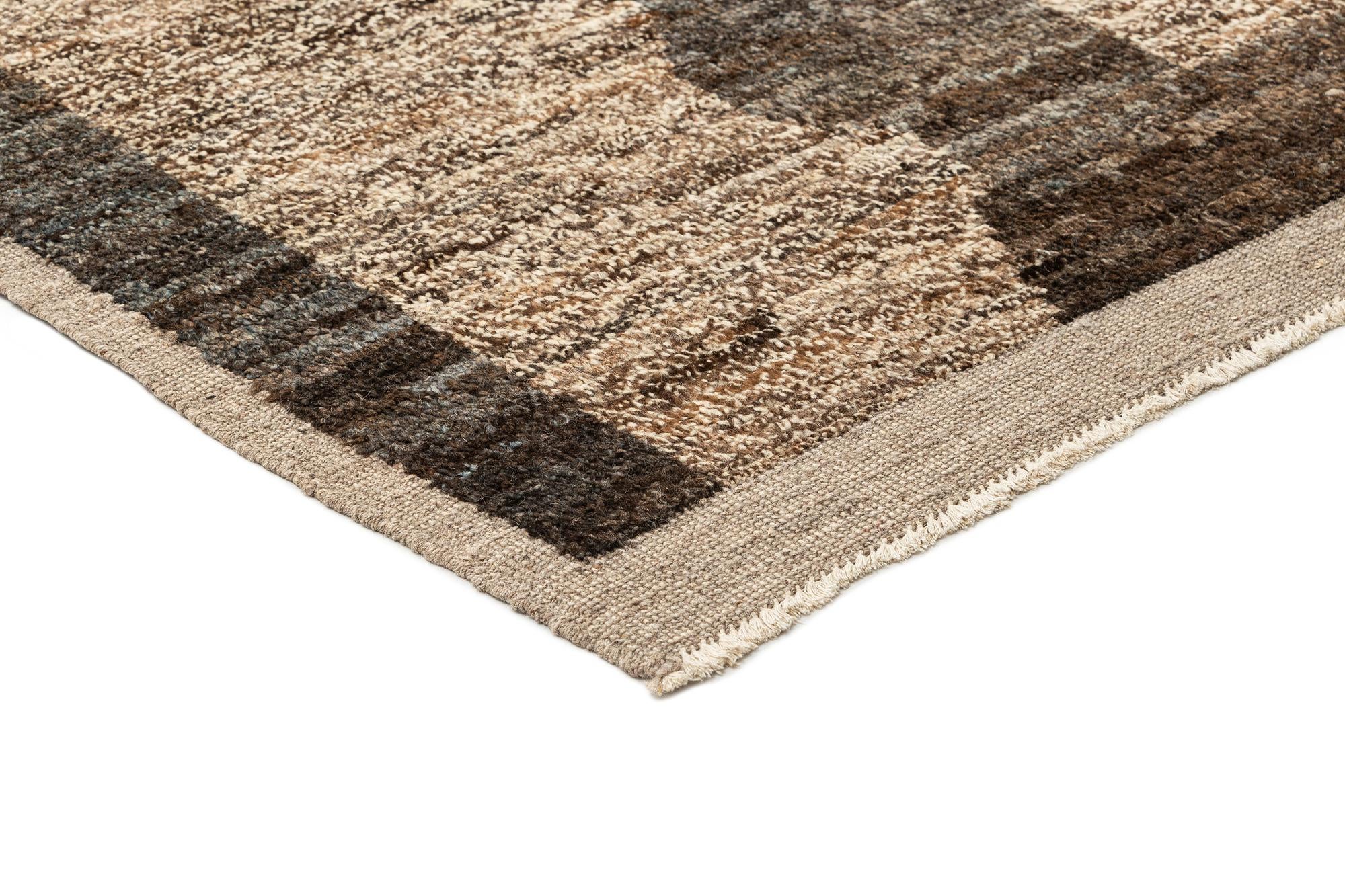 9' 3 x 11' 8 Hand Knotted Beni Marok Rug