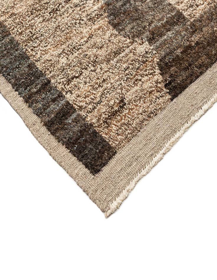 Detail image of 9' 3 x 11' 8  Hand Knotted Beni Marok Rug