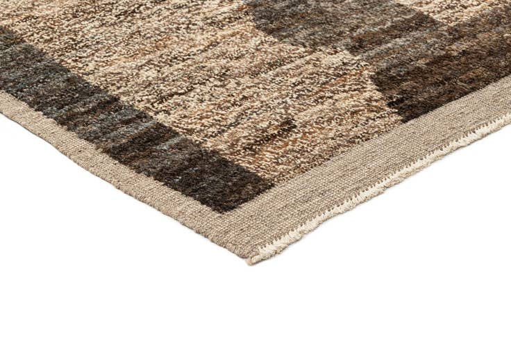 Detail image of 9' 3 x 11' 8 Hand Knotted Beni Marok Rug