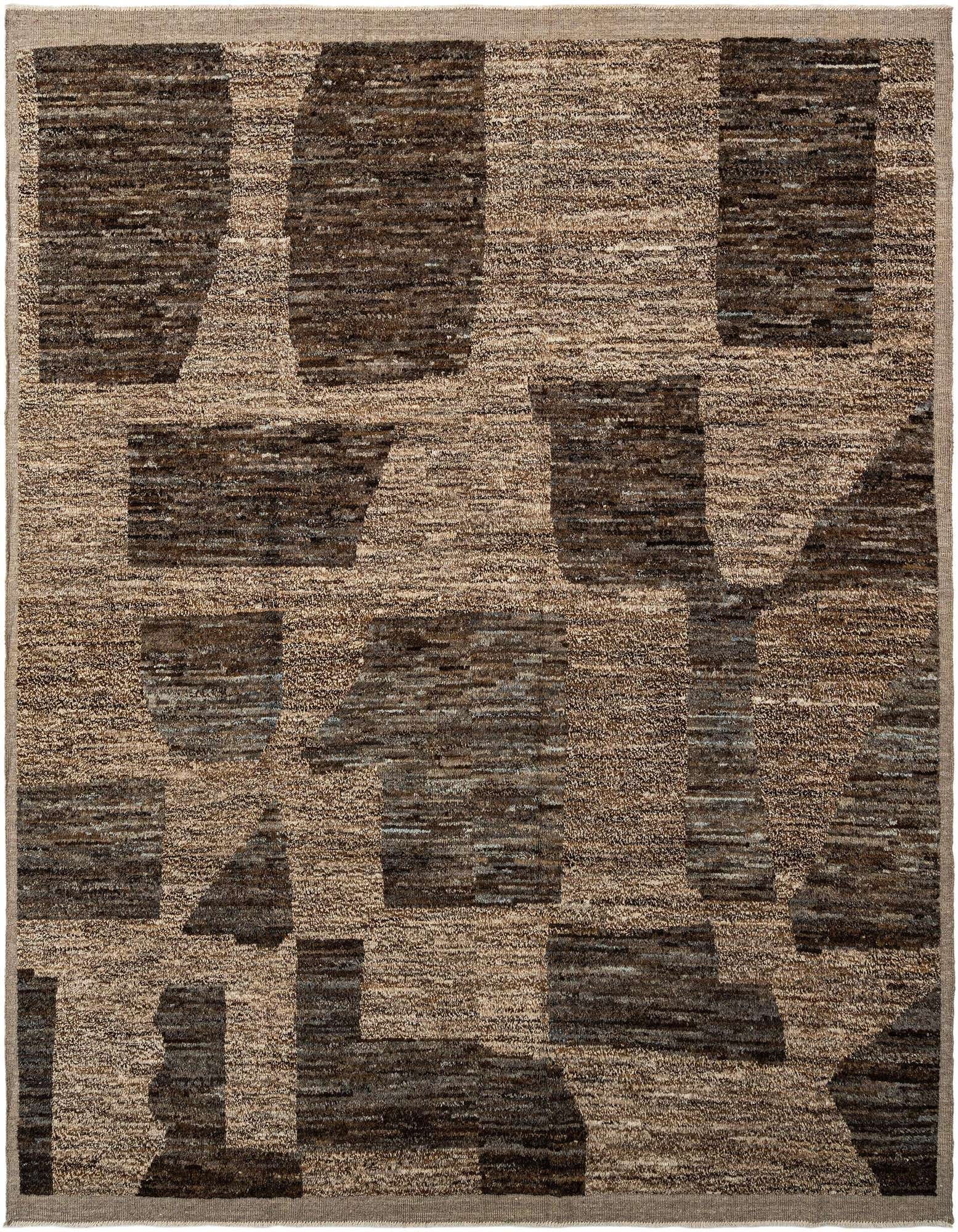 9' 3 x 11' 8 Hand Knotted Beni Marok Rug