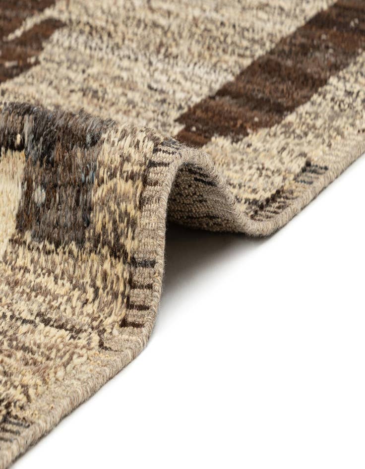 Detail image of 8' 11 x 12' 6  Hand Knotted Beni Marok Rug