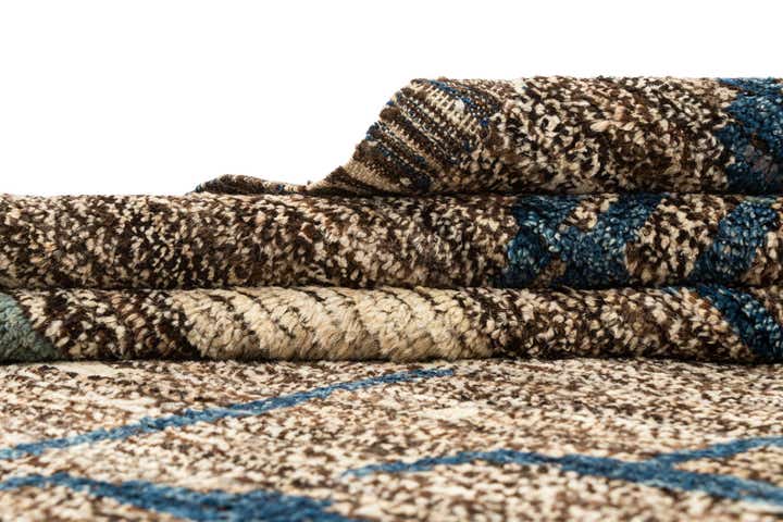 9' 5 x 12' 3 Hand Knotted Beni Marok Rug