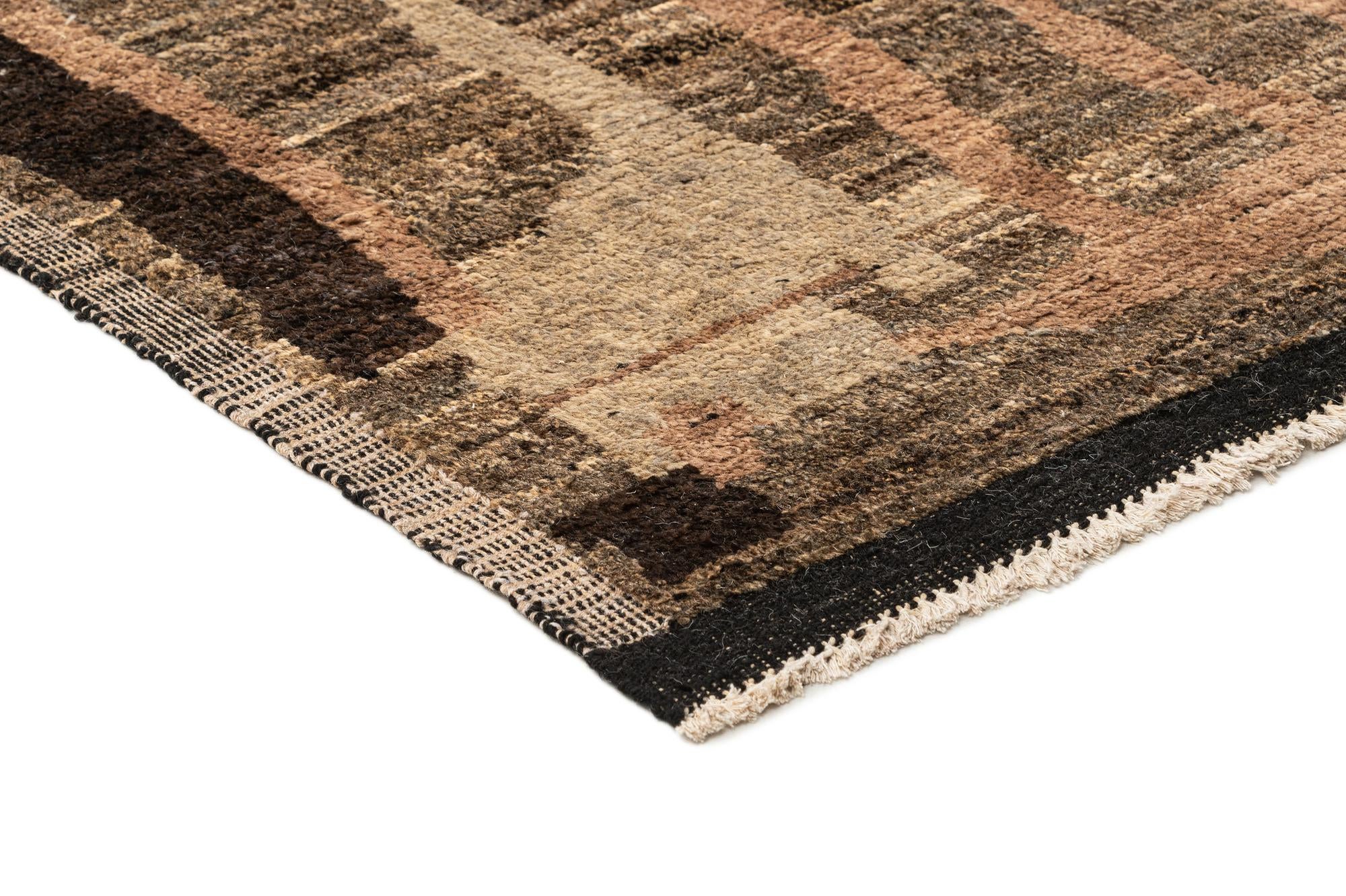 8' 6 x 10' Hand Knotted Beni Marok Rug
