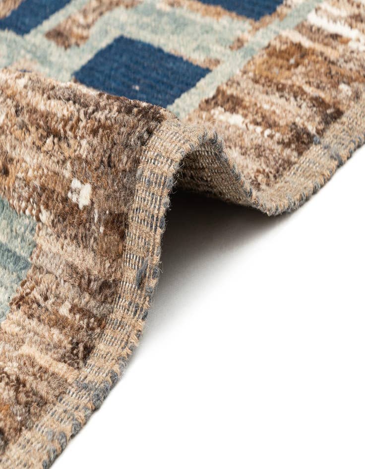 Detail image of 8' 2 x 10' 3  Hand Knotted Beni Marok Rug