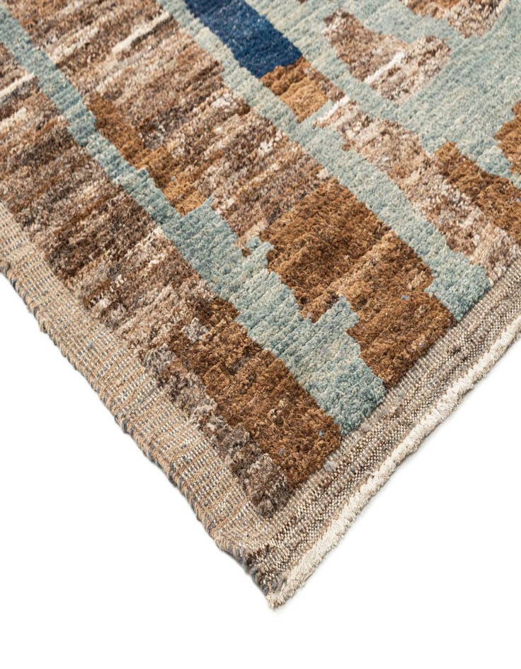 Detail image of 8' 2 x 10' 3  Hand Knotted Beni Marok Rug