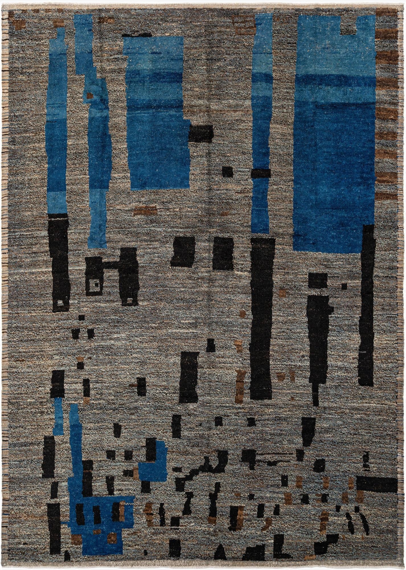 10' 4 x 14' 5  Hand Knotted Beni Marok Rug