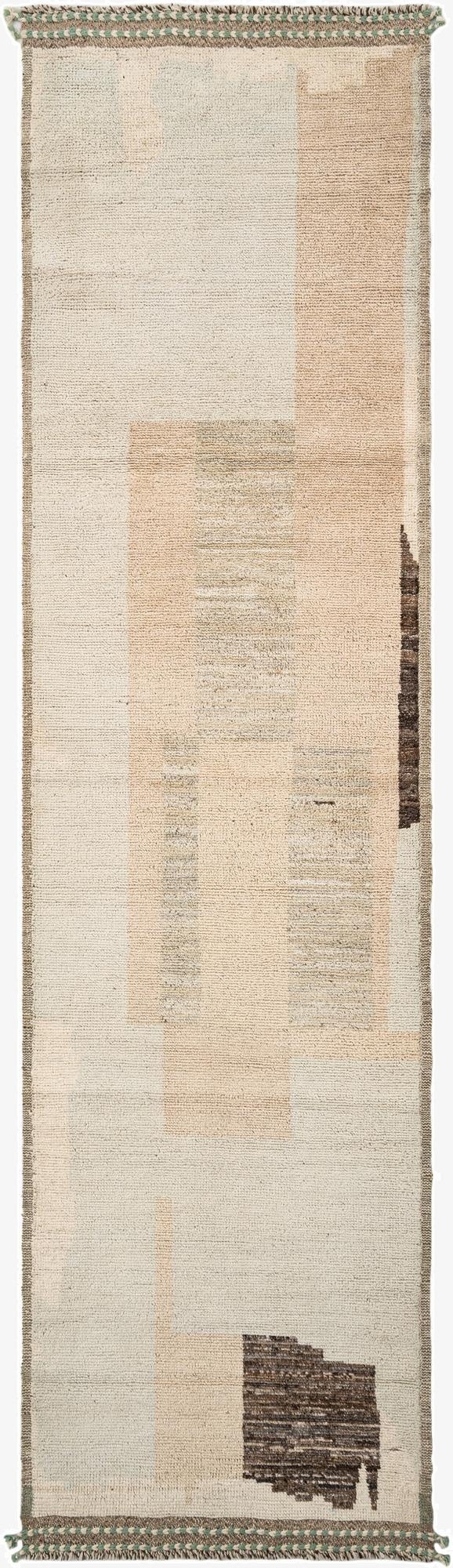 3' 2 x 11' 11 Hand Knotted Beni Marok Rug