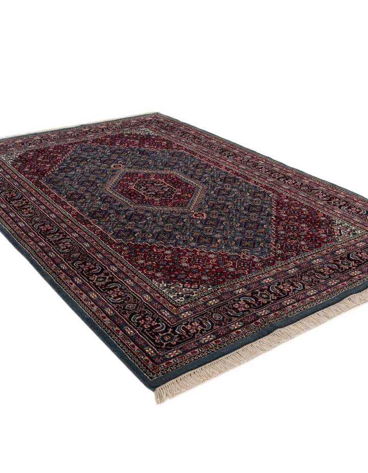190cm x 280cm anudado a mano Bidjar Alfombra Oriental Lana