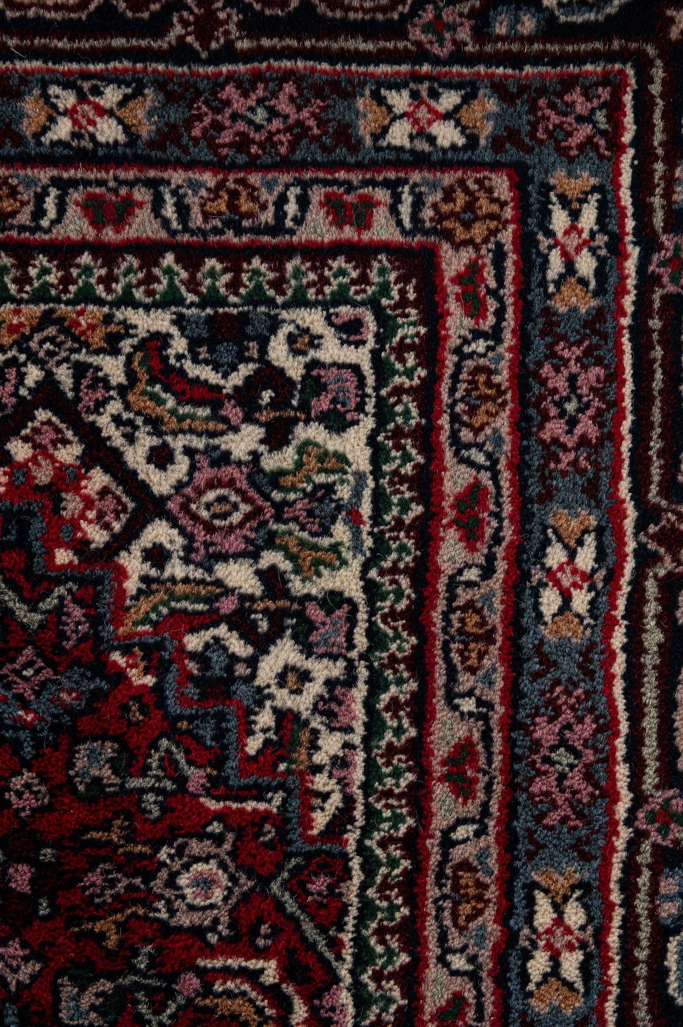 190cm x 280cm anudado a mano Bidjar Alfombra Oriental Lana
