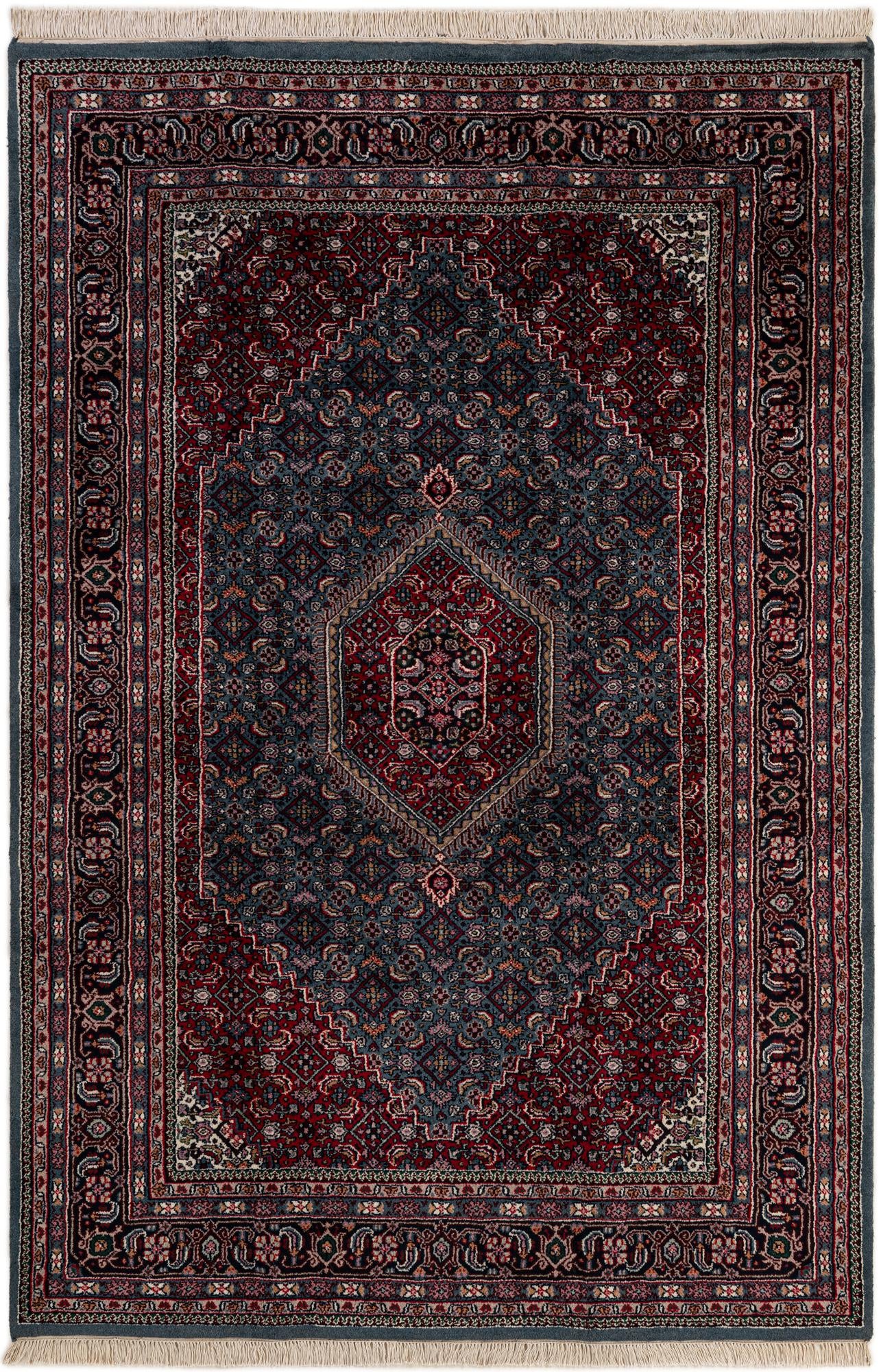 190cm x 280cm anudado a mano Bidjar Alfombra Oriental Lana