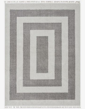 Gray Boho Rug