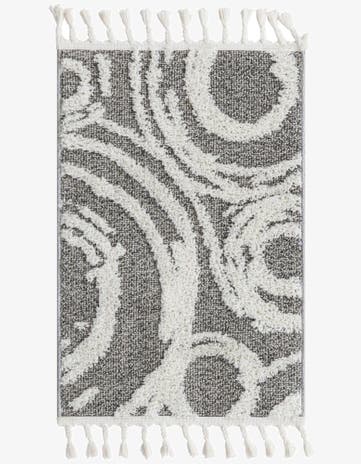 Gray Boho Rug