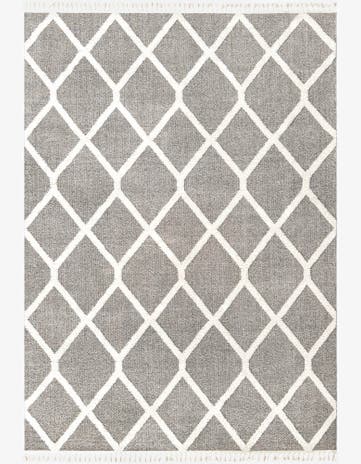 Gray Boho Rug