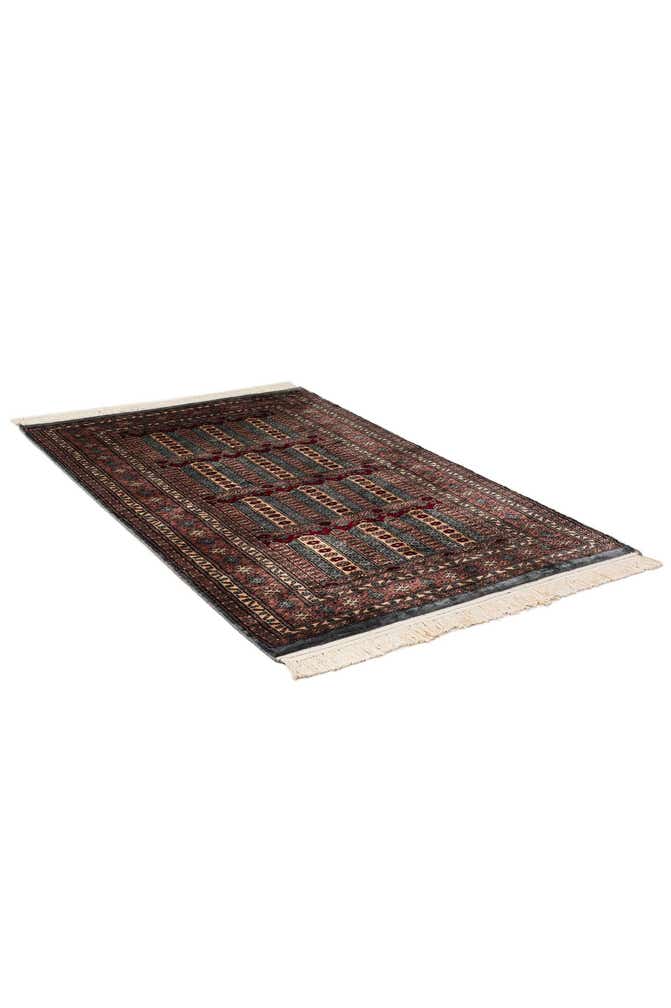 4' 3 x 6' 2 Hand Knotted Bokhara Oriental Wool Rug