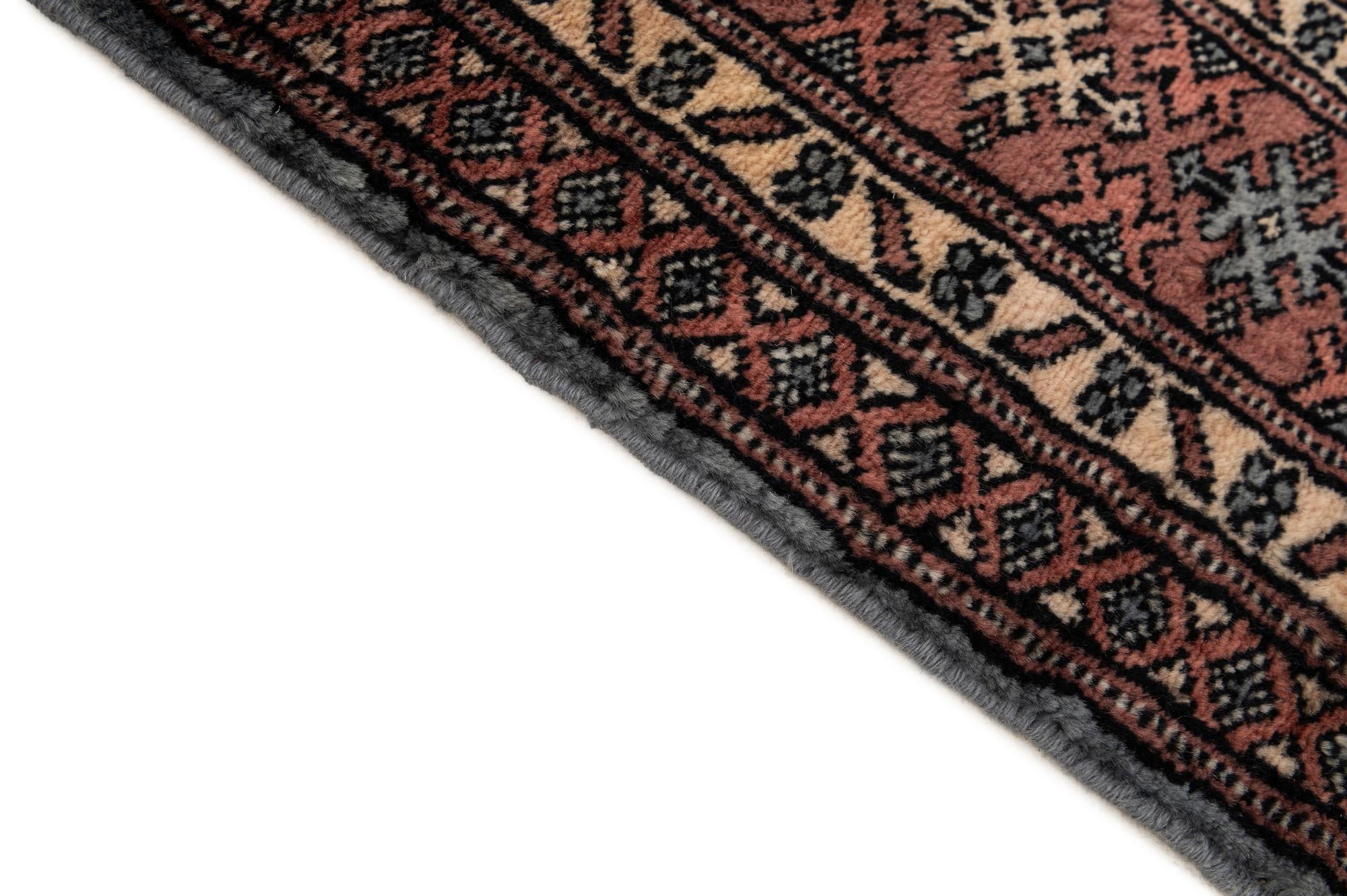 4' 3 x 6' 2 Hand Knotted Bokhara Oriental Wool Rug