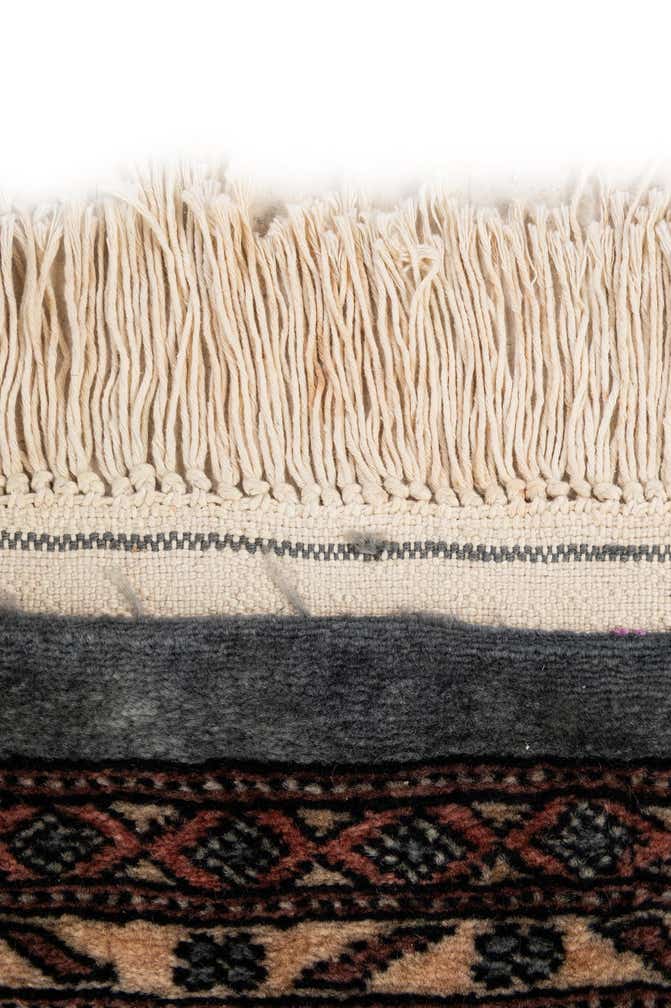 4' 3 x 6' 2 Hand Knotted Bokhara Oriental Wool Rug