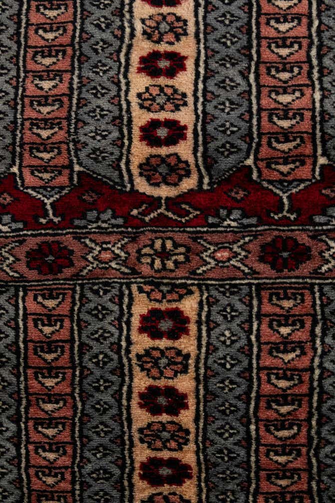 4' 3 x 6' 2 Hand Knotted Bokhara Oriental Wool Rug