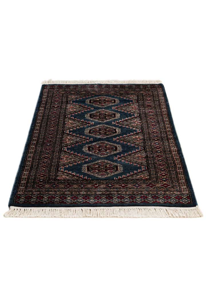 2' 7 x 4' 3 Hand Knotted Bokhara Oriental Rug