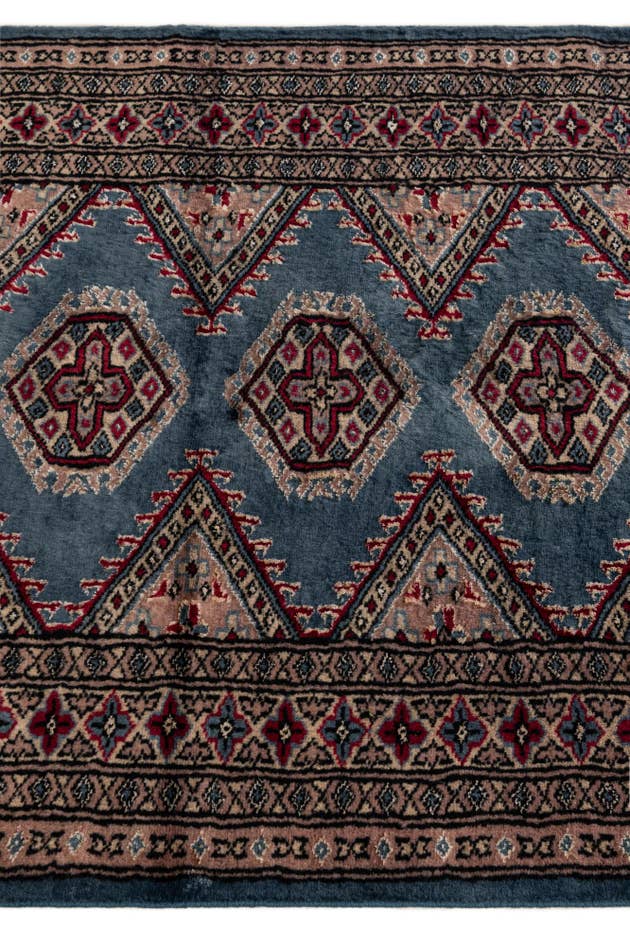 Detail image of 2' 7 x 4' 3 Hand Knotted Bokhara Oriental Rug