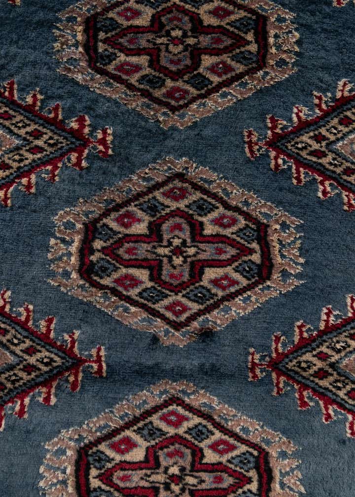 2' 7 x 4' 3 Hand Knotted Bokhara Oriental Rug