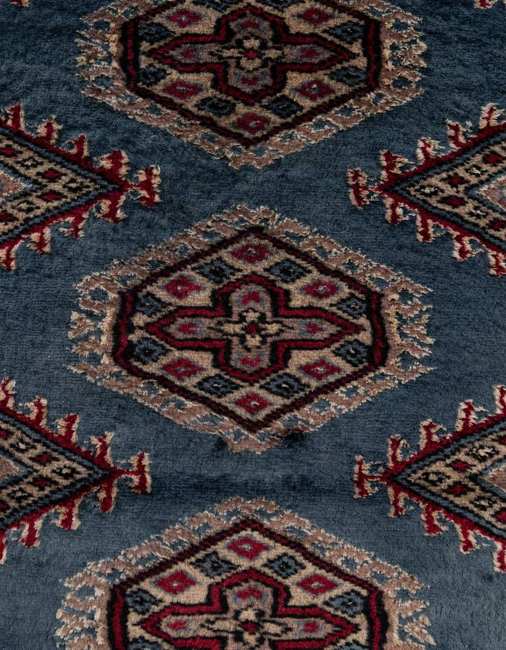 Detail image of 2' 7 x 4' 3  Hand Knotted Bokhara Oriental Rug