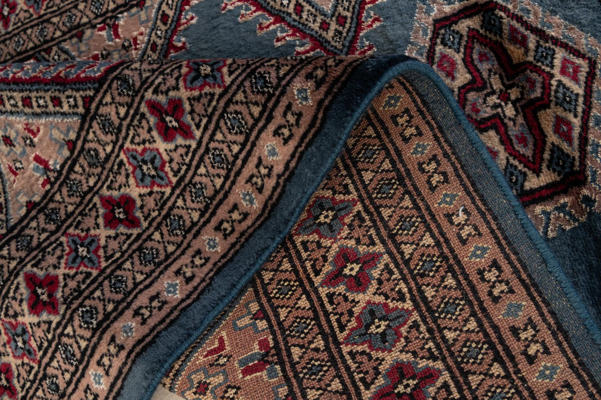 2' 7 x 4' 3 Hand Knotted Bokhara Oriental Rug