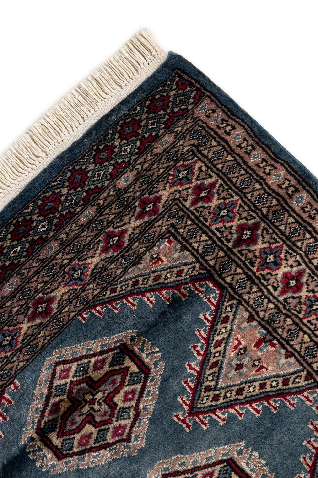 2' 7 x 4' 3 Hand Knotted Bokhara Oriental Rug