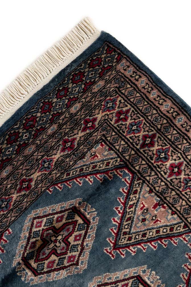 2' 7 x 4' 3 Hand Knotted Bokhara Oriental Rug