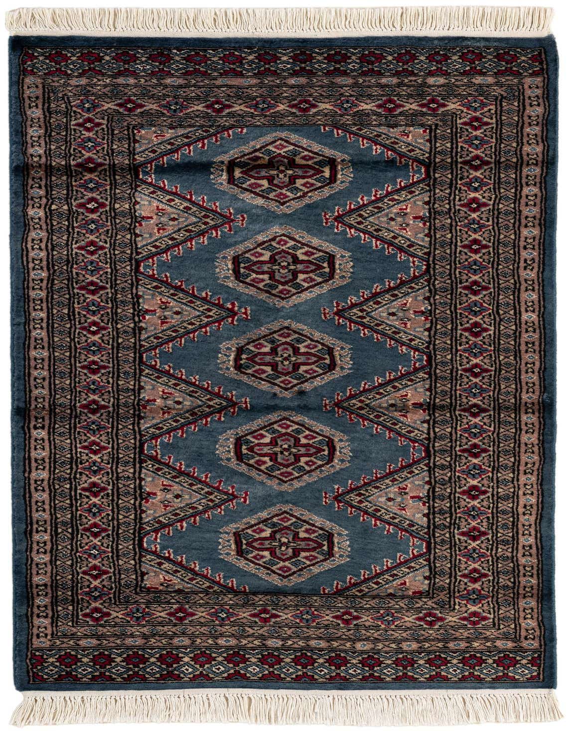 2' 7 x 4' 3 Hand Knotted Bokhara Oriental Rug