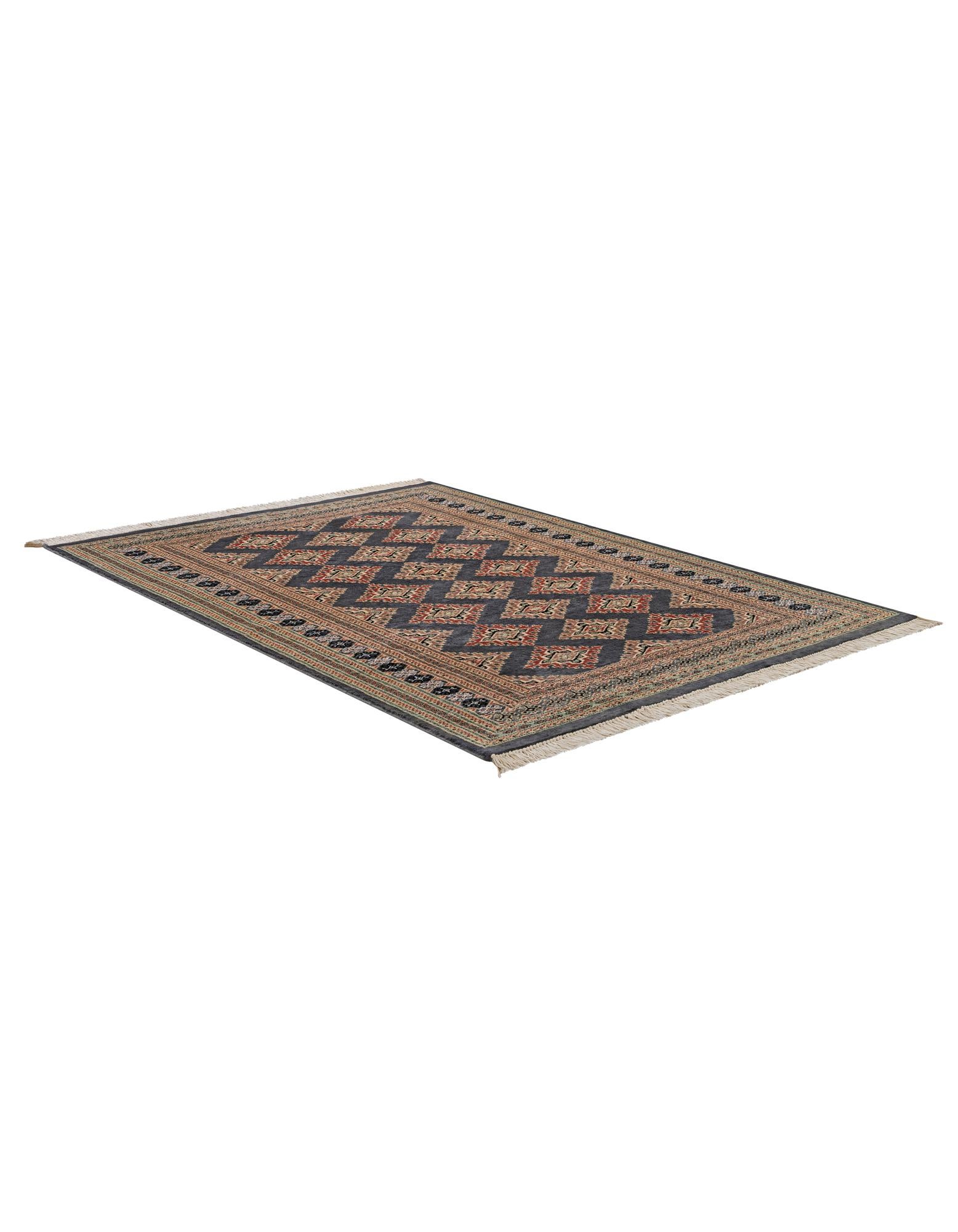 4' 2 x 5' 7 Hand Knotted Bokhara Oriental Rug
